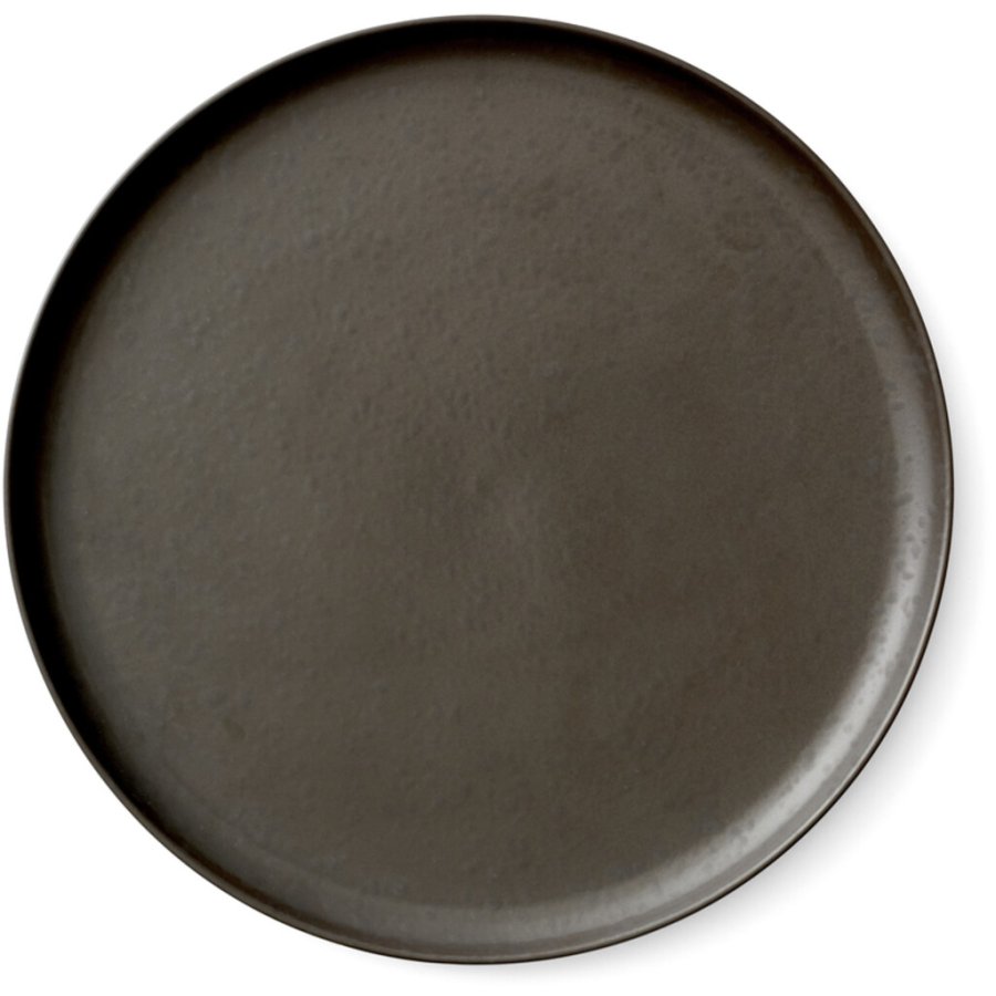 Audo New Norm Teller 27 cm, Dunkel glasiert