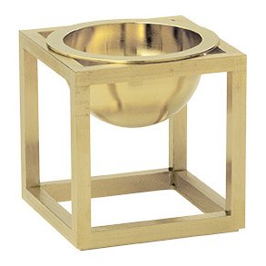 Audo Copenhagen Kubus Schaal 7 cm, Verguld