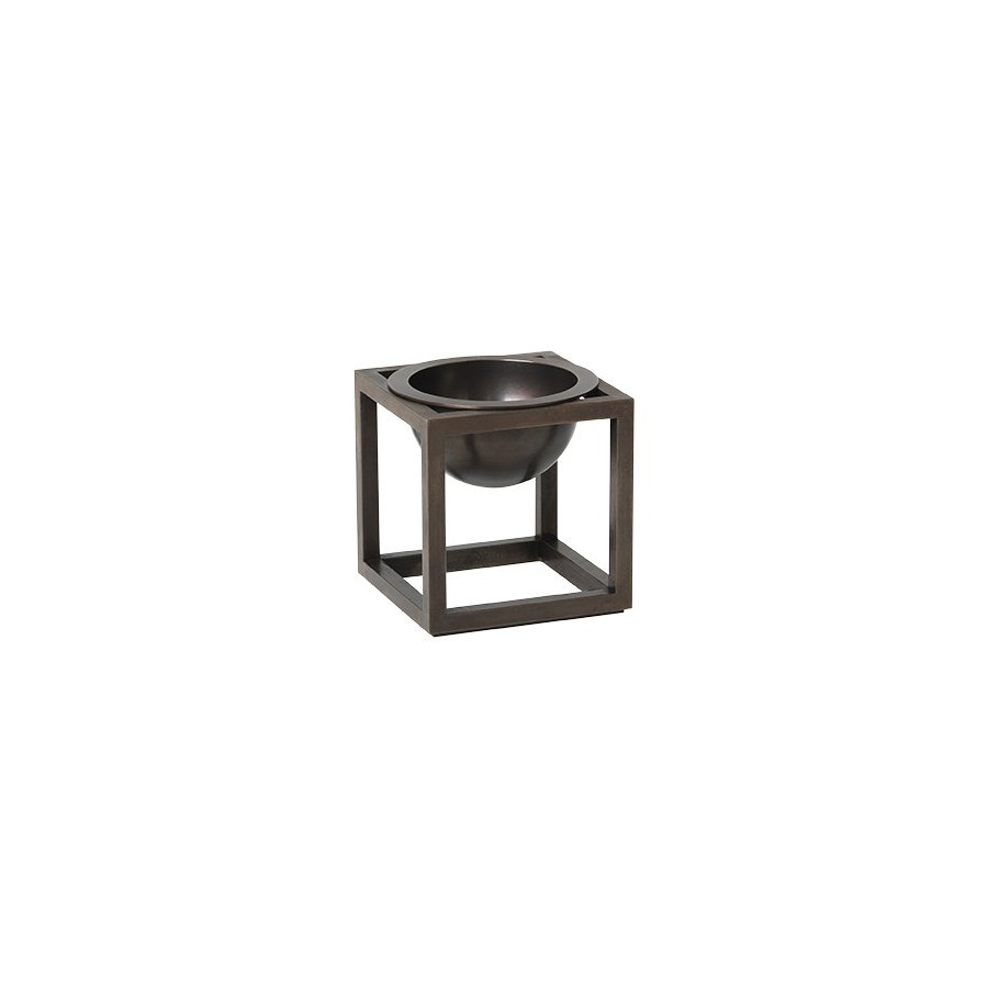 Audo Kubus Skl H7 cm, Bruneret Kobber