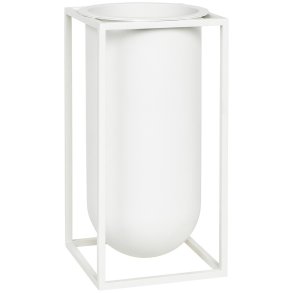 Audo Copenhagen Kubus Lolo Vase H24 cm, Hvid