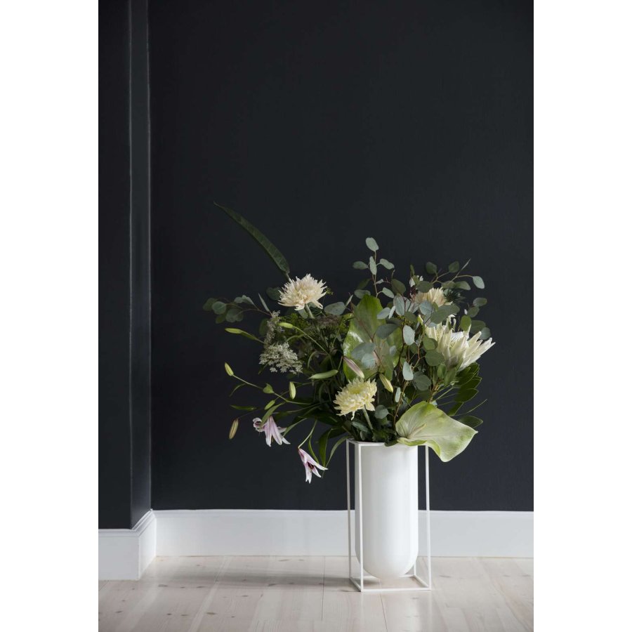 Audo Kubus Nolia Vase H40 cm, Hvid