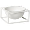 Audo Kubus Centerpiece Schale 14 cm, Wei