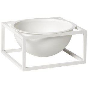 Audo Copenhagen Kubus Centerpiece Skål 14 cm, Hvid