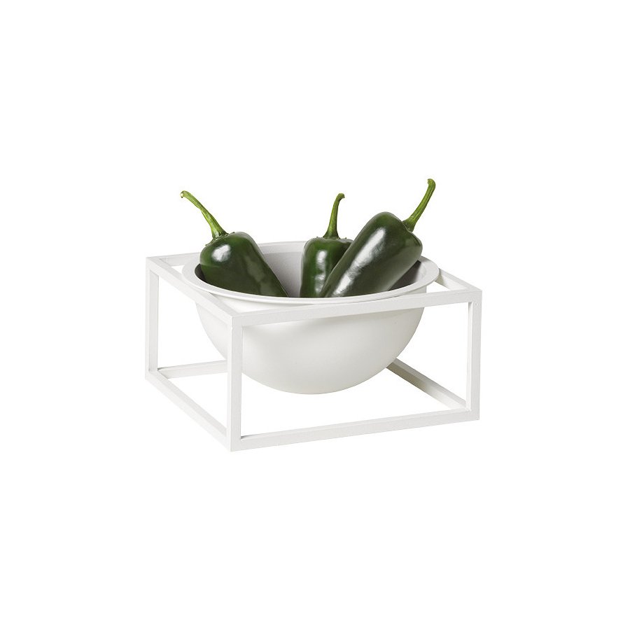 Audo Kubus Centerpiece Schale 14 cm, Wei