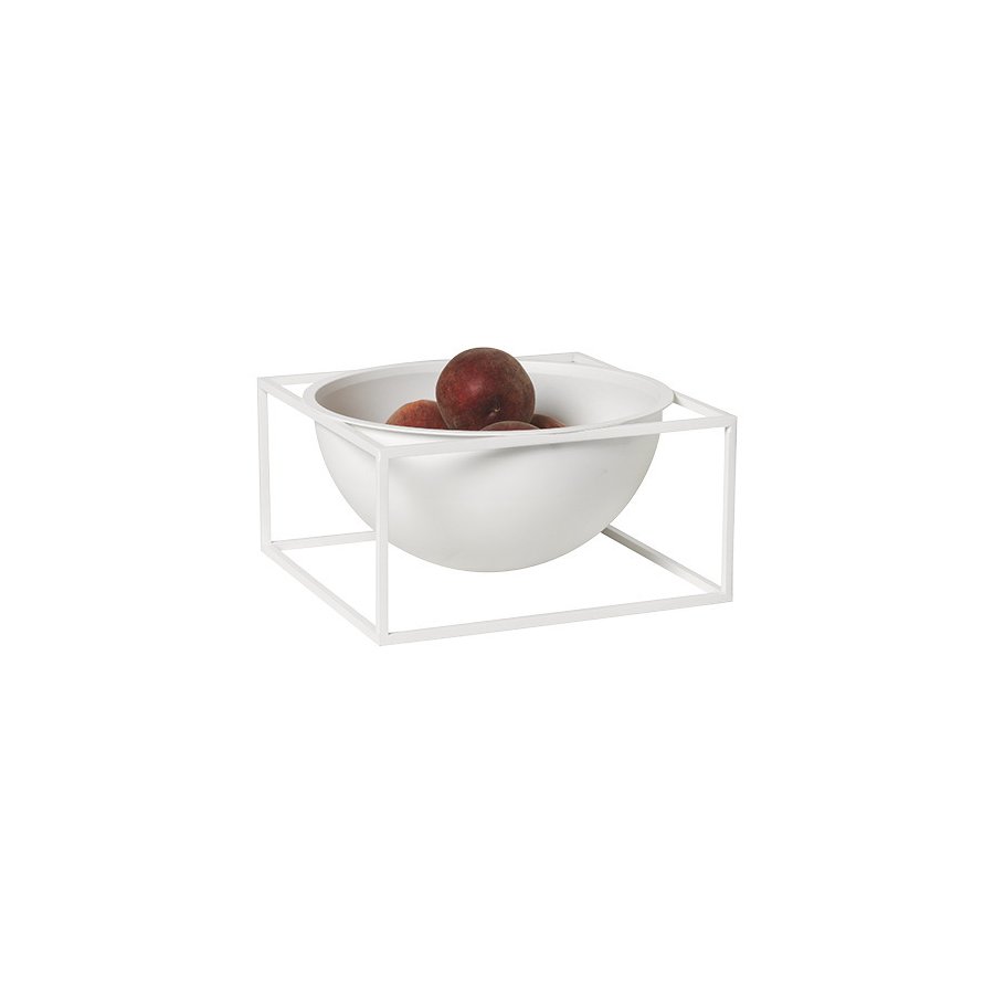 Audo Kubus Centerpiece Schale 23 cm, Wei