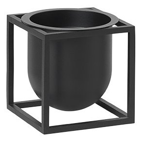 Audo Copenhagen Kubus 10 Urtepotte H10 cm, Sort