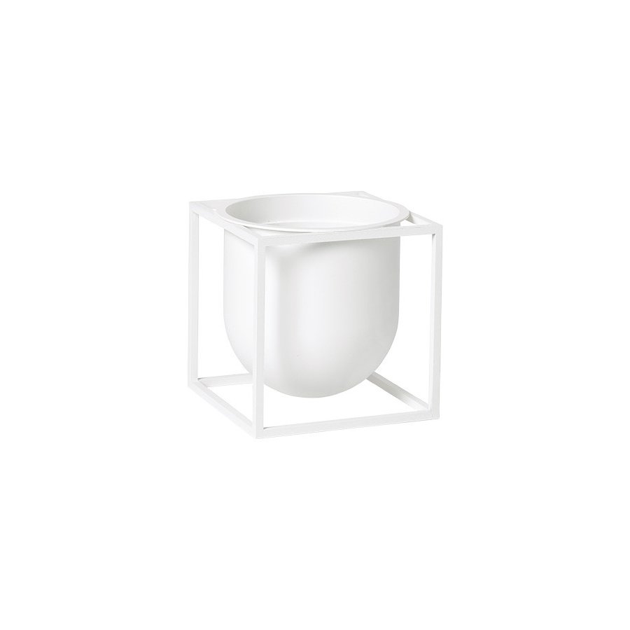 Audo Kubus 14 Urtepotte H14 cm, Hvid