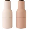 Audo Salz- und Pfefferstreuer-Set 20,5 cm, Nude