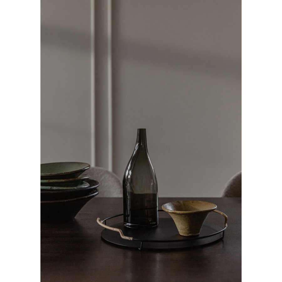 Audo Strandgade Stem Karaffel 25,5 cm, Smoked Glas