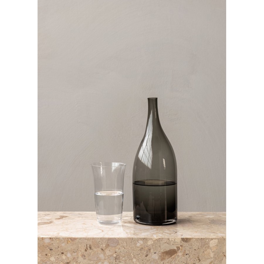 Audo Strandgade Stem Karaffel 25,5 cm, Smoked Glas