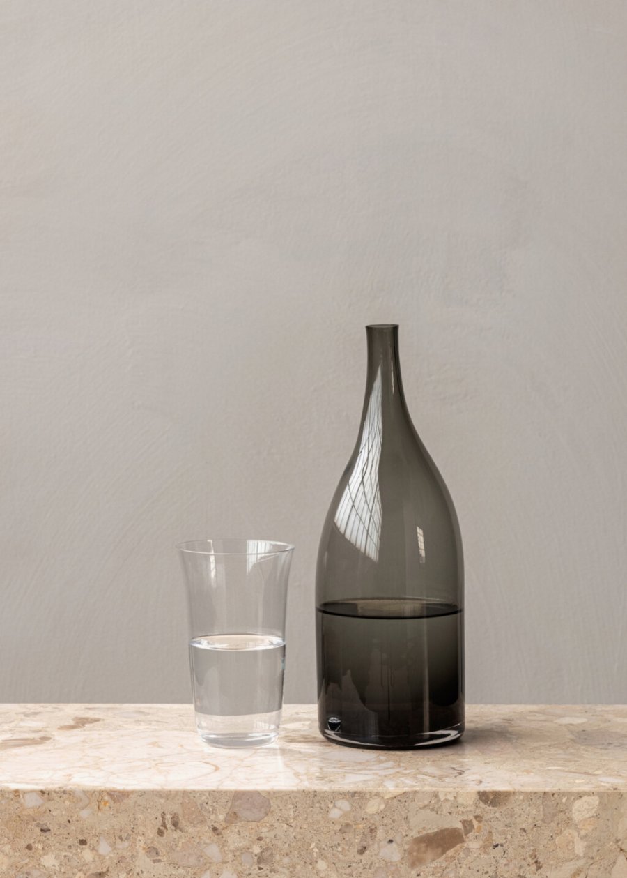 Audo Strandgade Stem Karaffel 25,5 cm, Smoked Glas