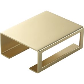 Audo Kubus Etui til T�ndstikker 7,10 cm, Guldbelagt