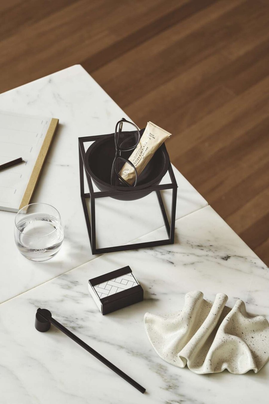 Audo Kubus Etui til T�ndstikker 7,1 cm, Cool Grey