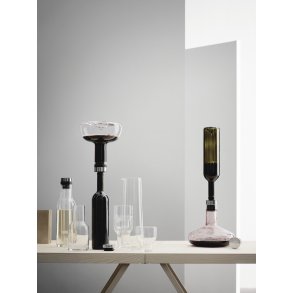 Audo Copenhagen Vinkaraffel 1 L, Klar Glas/Stål