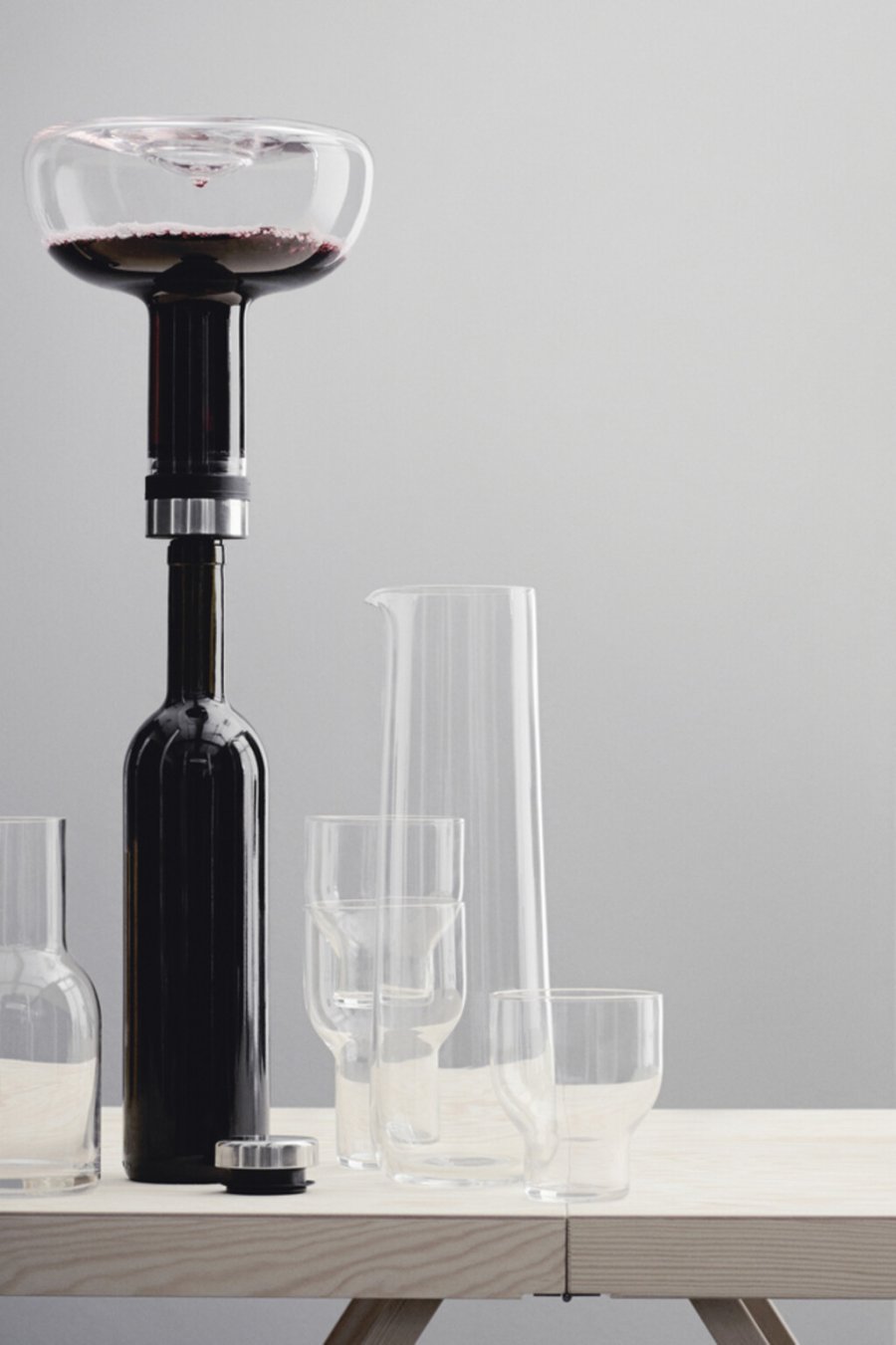Audo Vinilter Deluxe 1,4 L, Klar Glas/Stl