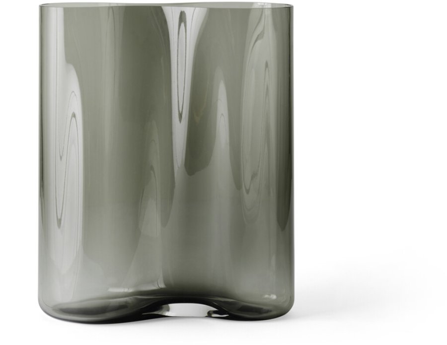 Audo Aer Vase H19 cm, Smoke