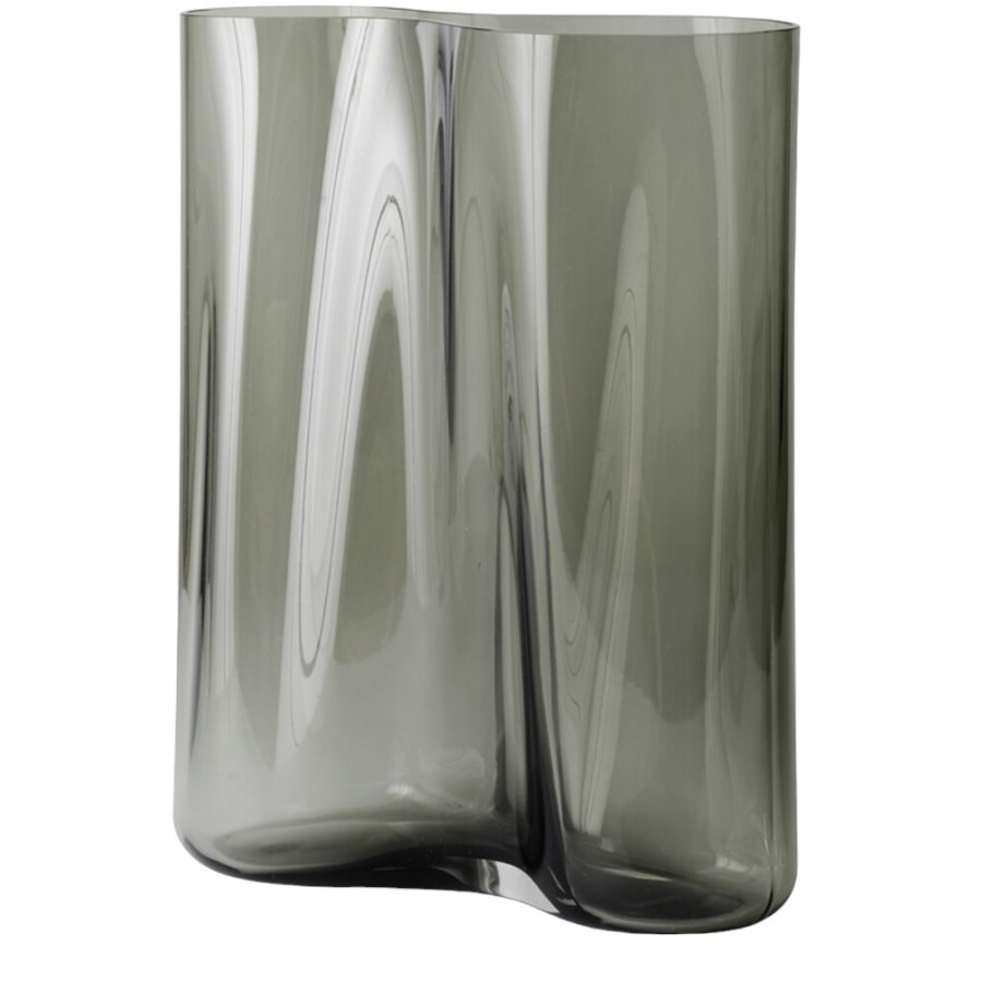 Audo Aer Vase H19 cm, Smoke