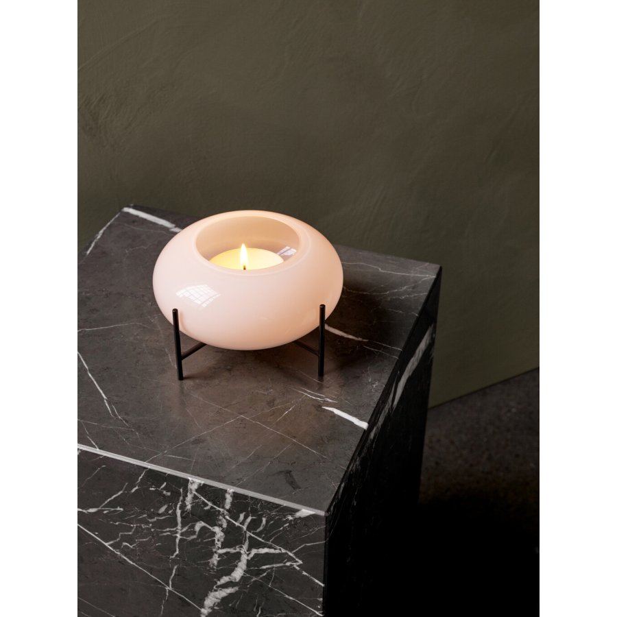 Audo Échasse Hurricane Fyrfadsstage 14 cm, Opal
