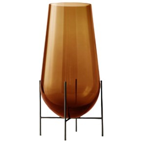 Audo Copenhagen Échasse Vase H28 cm, Amber