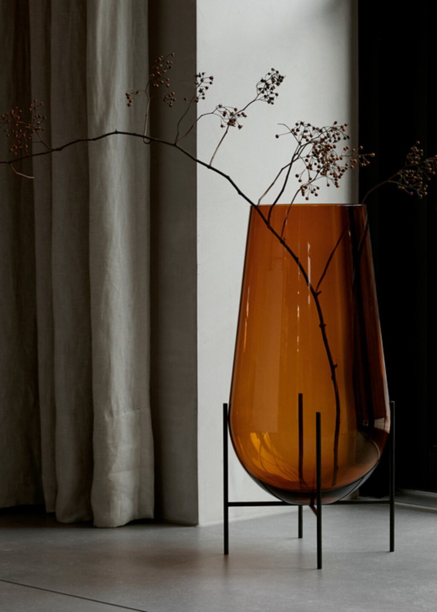 Audo chasse Vase H60 cm, Amber