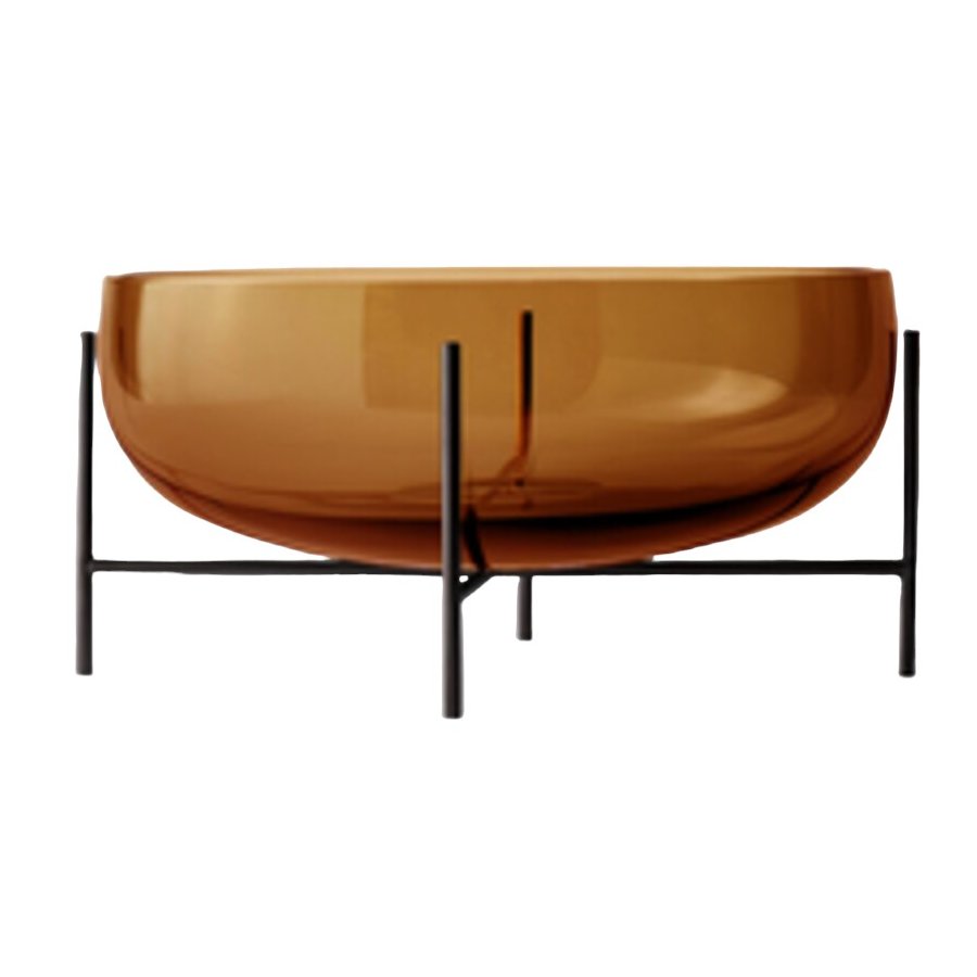 Audo chasse Schale 29,5 cm, Amber