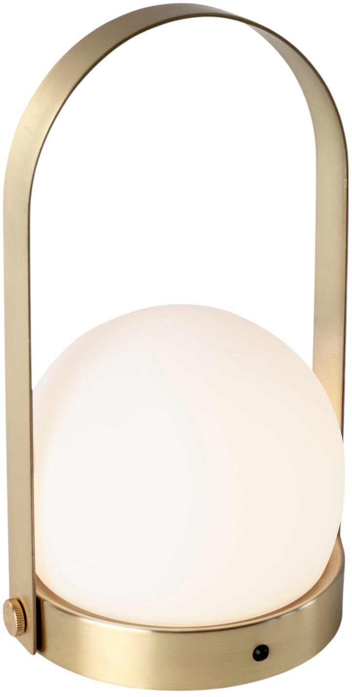 Audo Carrie Tischlampe H24,5 cm, Messing gebrstet