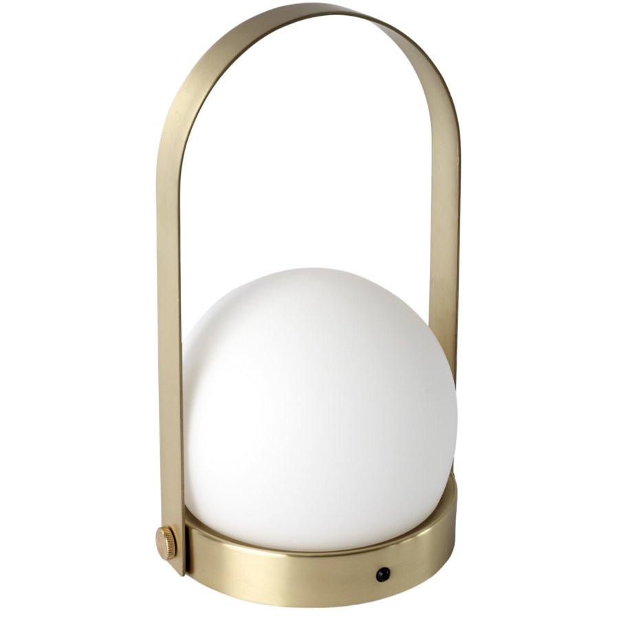 Audo Carrie Tischlampe H24,5 cm, Messing gebrstet
