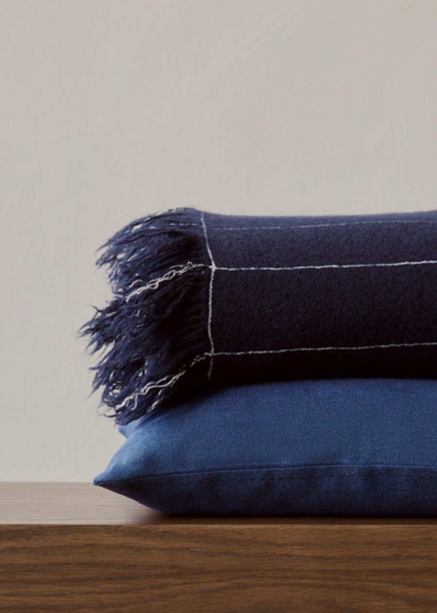 Audo Mimoides Kissen 60x60 cm, Indigo