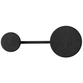 Audo Copenhagen Afteroom Knagerkke 18,5 cm, Sort