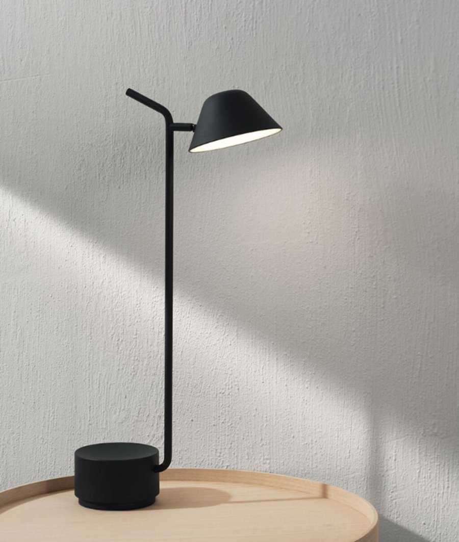 Audo Peek Tischlampe H52 cm, Schwarz