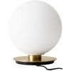 Audo TR Bulb Tisch-/Wandleuchte 20 cm, Mat Opal/Messing