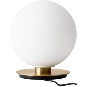 Audo Copenhagen TR Bulb Tisch-/Wandleuchte 20 cm, Mat Opal/Messing