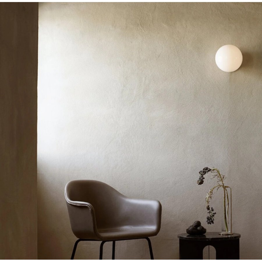 Audo TR Bulb Loft-/V�glampe �20 cm, Shiny Opal/Messing