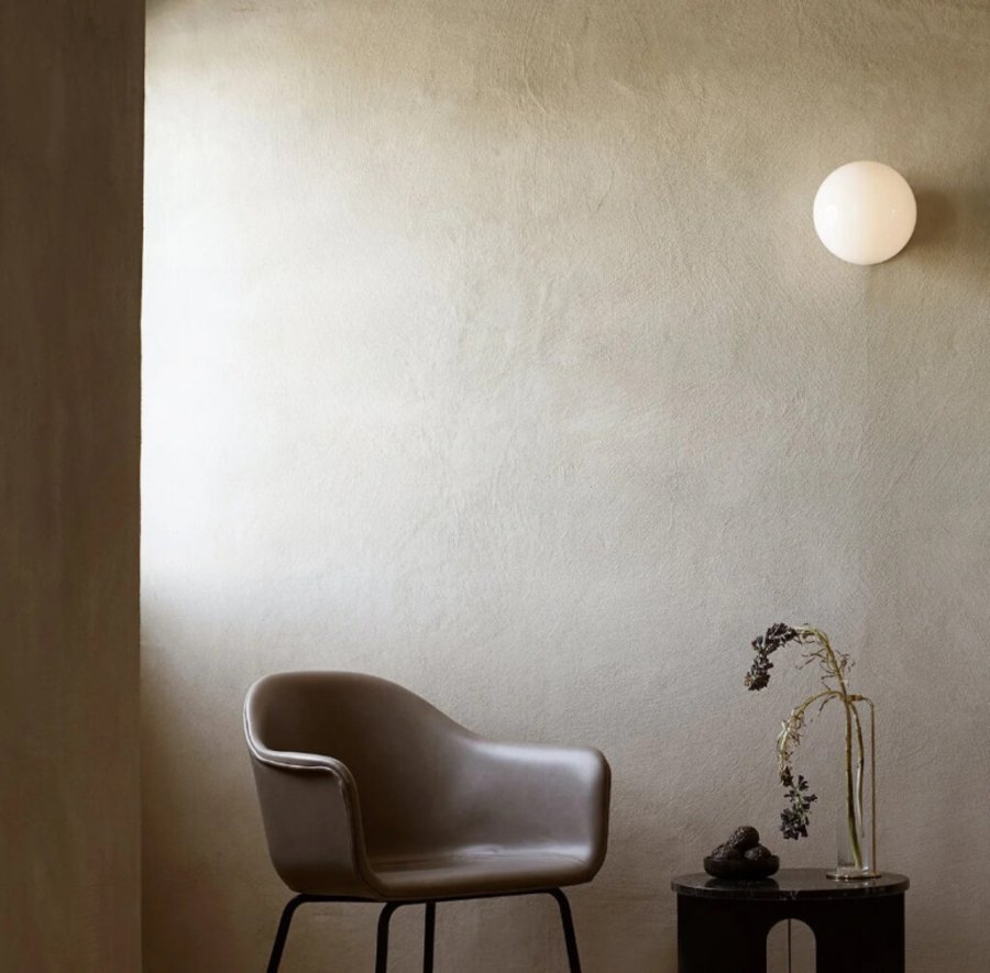 Audo TR Bulb Loft-/V�glampe �20 cm, Shiny Opal/Messing