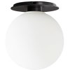 Audo TR Bulb Decken-/Wandleuchte 20 cm, Mat opal/Schwarz 