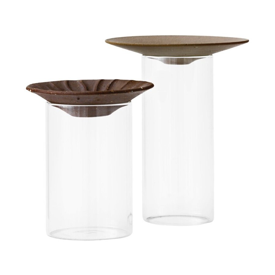 Audo Cresco Propagation Vase 2er Set, Klar