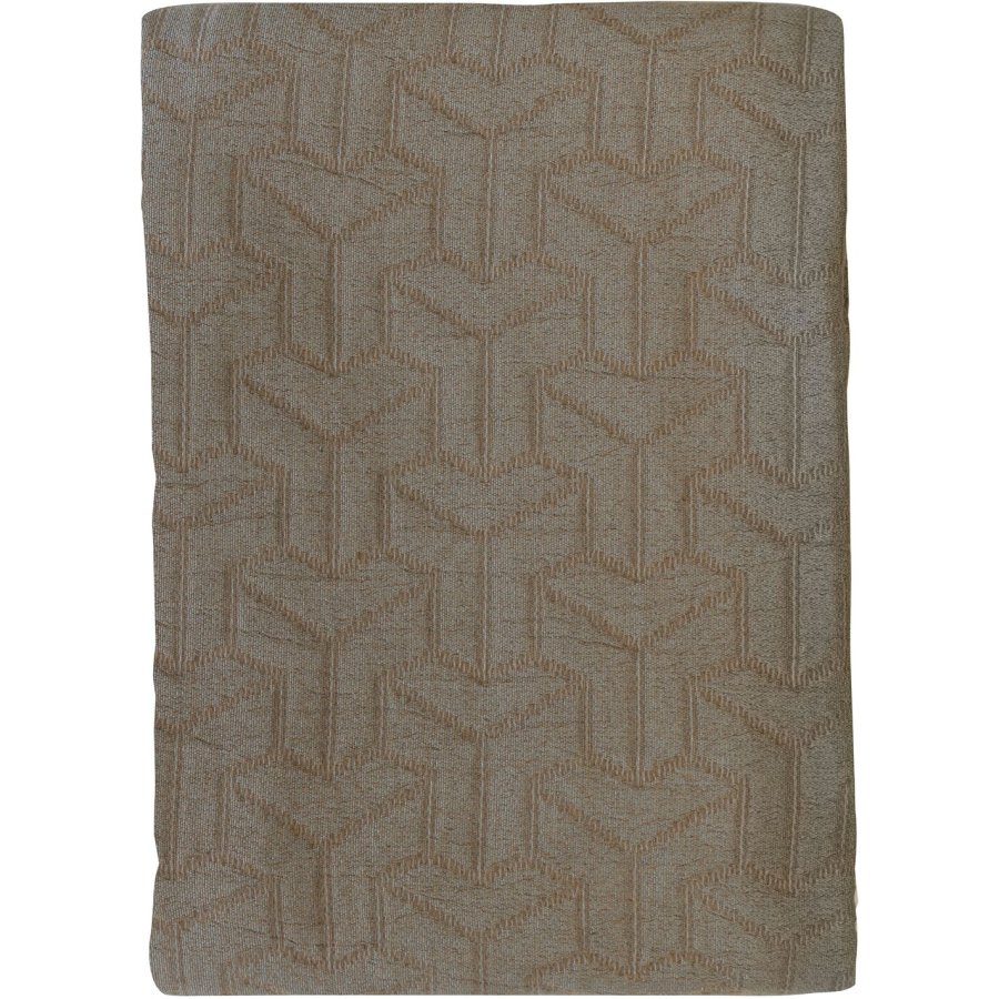 Mette Ditmer Mono Sengetppe 250x250 cm, Tobacco
