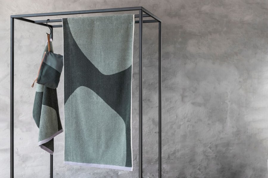 Mette Ditmer Rock Hndklde 50x95 cm, Thyme Green