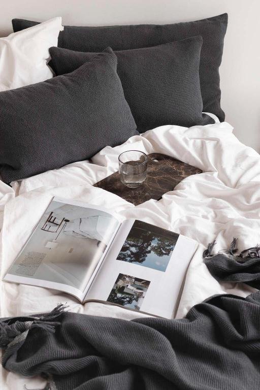 Mette Ditmer Bohemia Pudebetr�k 60x40 cm, Anthracite