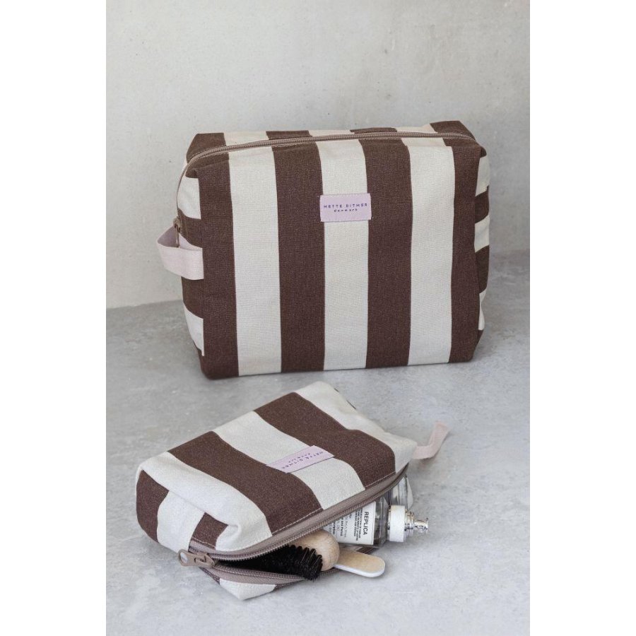 Mette Ditmer Bring-It Kosmetiktasche 10×17cm, Braun