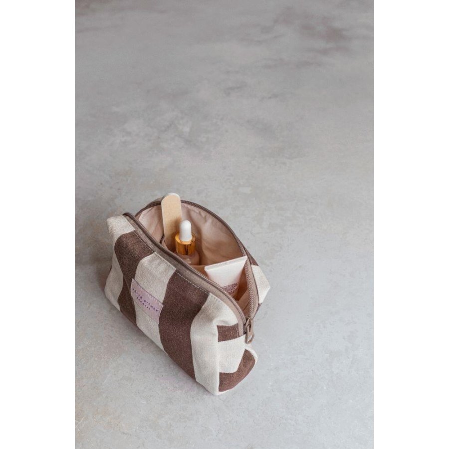 Mette Ditmer Bring-It Kosmetiktasche 10×17cm, Braun