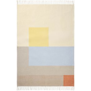 Mette Ditmer Brick Decke 125x190 cm, Hellgelb