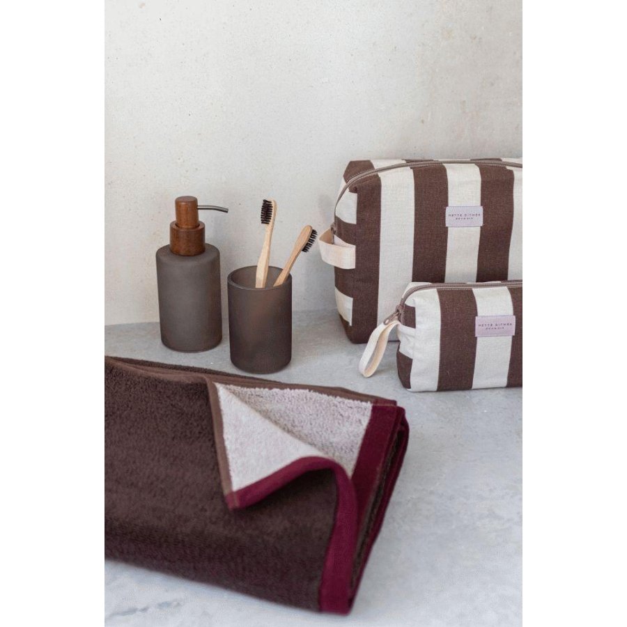 Mette Ditmer Bring-It Kulturbeutel 17×26cm, Braun