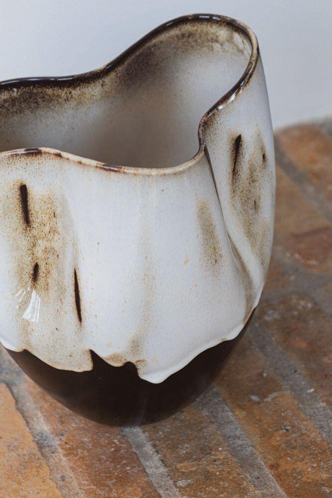 Mette Ditmer By Hand Vase H24,5cm, Off-White