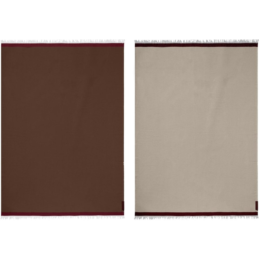 Mette Ditmer Duet Teppich 130x175 cm, Braun