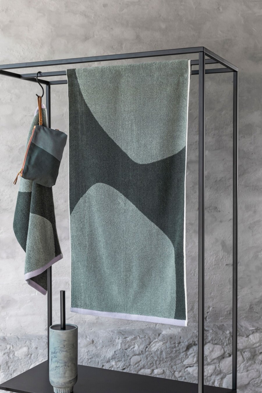 Mette Ditmer Rock Hndklde 70x133 cm, Thyme Green