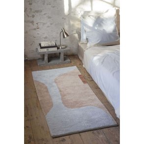 Mette Ditmer Figura Gulvmåtte 70x150 cm, Lys Blå
