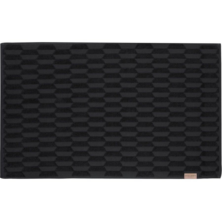 Mette Ditmer Geo Badvorleger 50X80 cm, Black