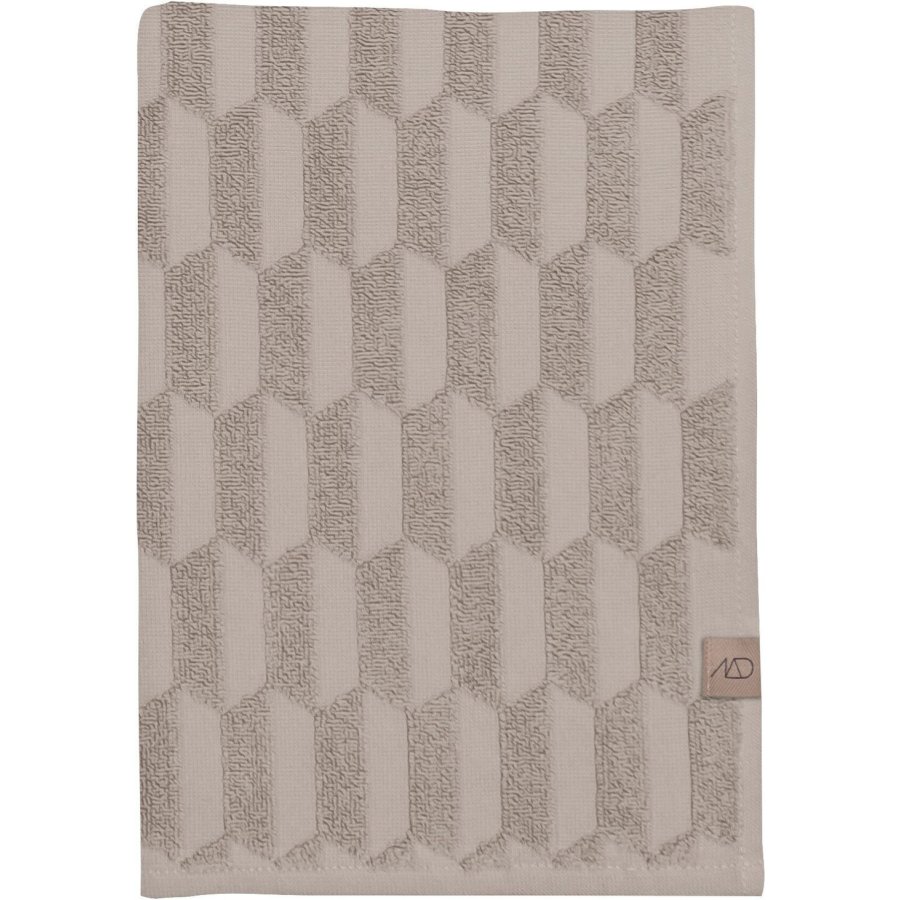 Mette Ditmer Geo Handtuch 2er Set 35x55 cm, Sand