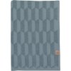 Mette Ditmer Geo Handtuch 70x133 cm, Stone Blue